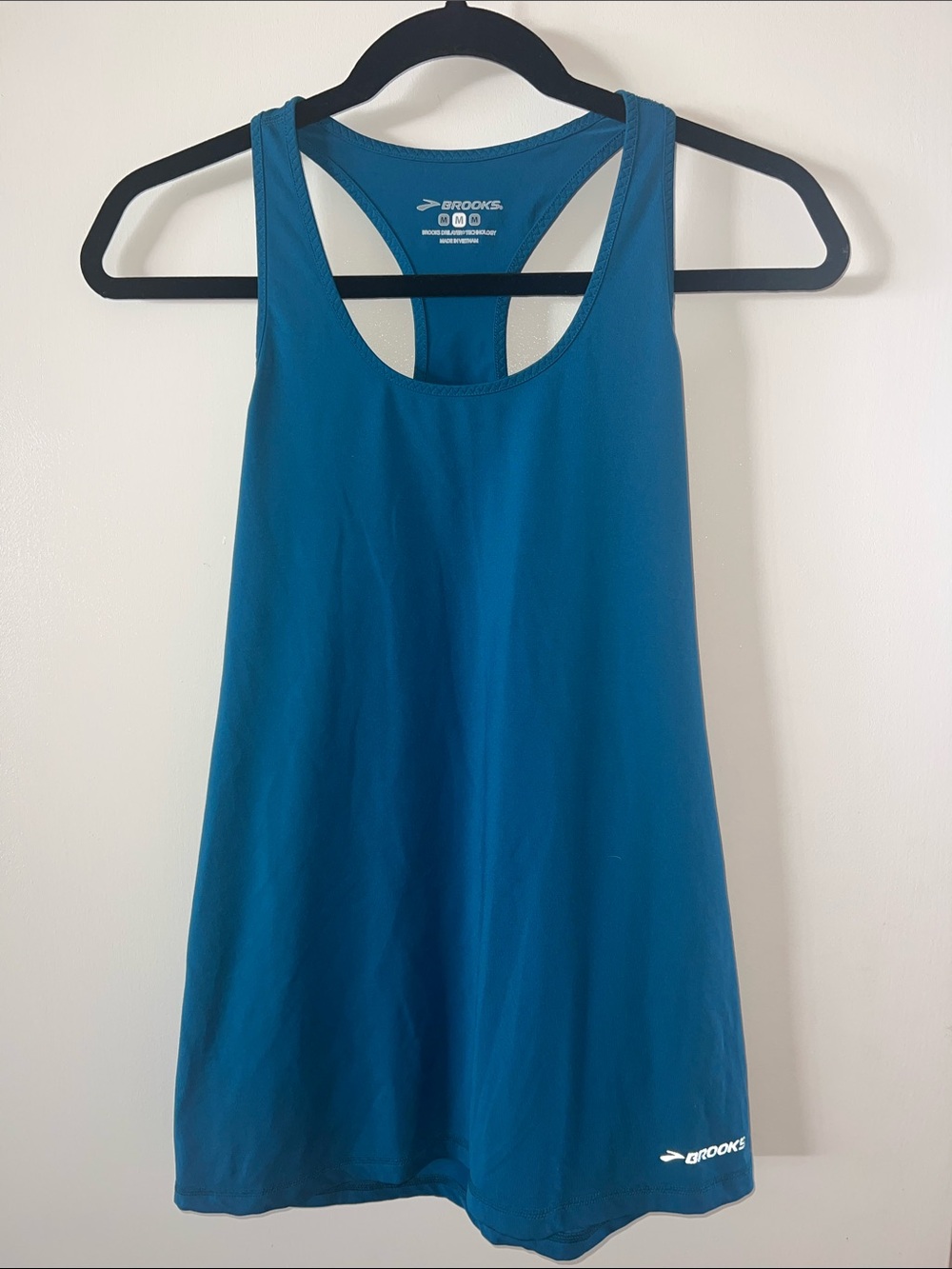 Brooks Teal Racerback Athletic Tank